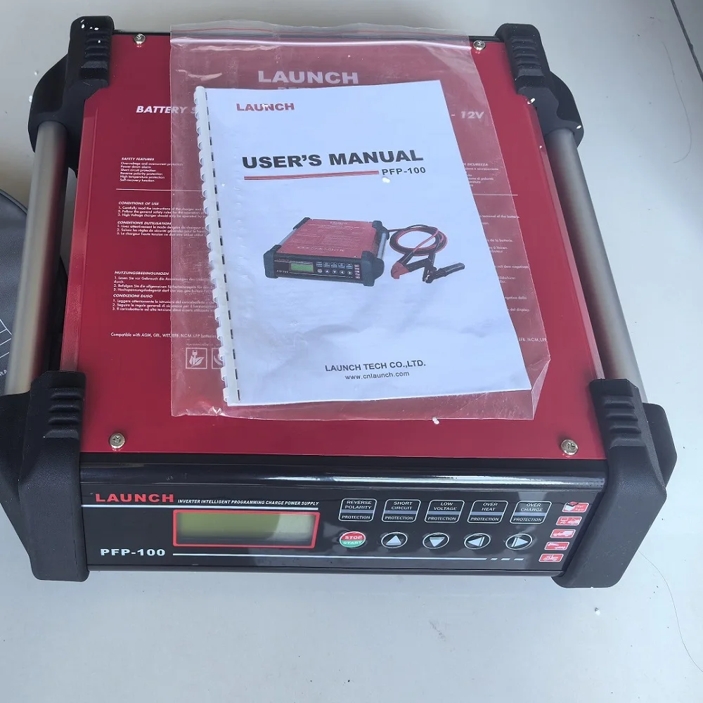 Launch PFP-100 Advanced Diagnostic Battery Charger And Maintainer 220V with Programming Flash Power