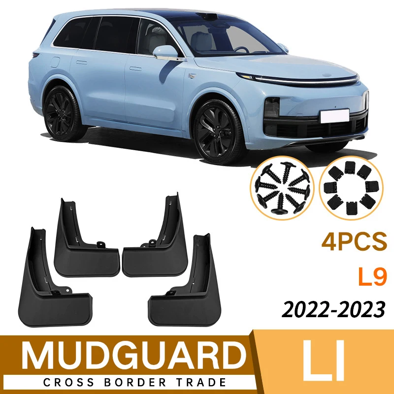 Mudguards For Lixiang Li L9 2022 2023 MudFlaps Lixiang L9 L 9 Splash Guards Wheel Protector Fender New Compatible Accessories