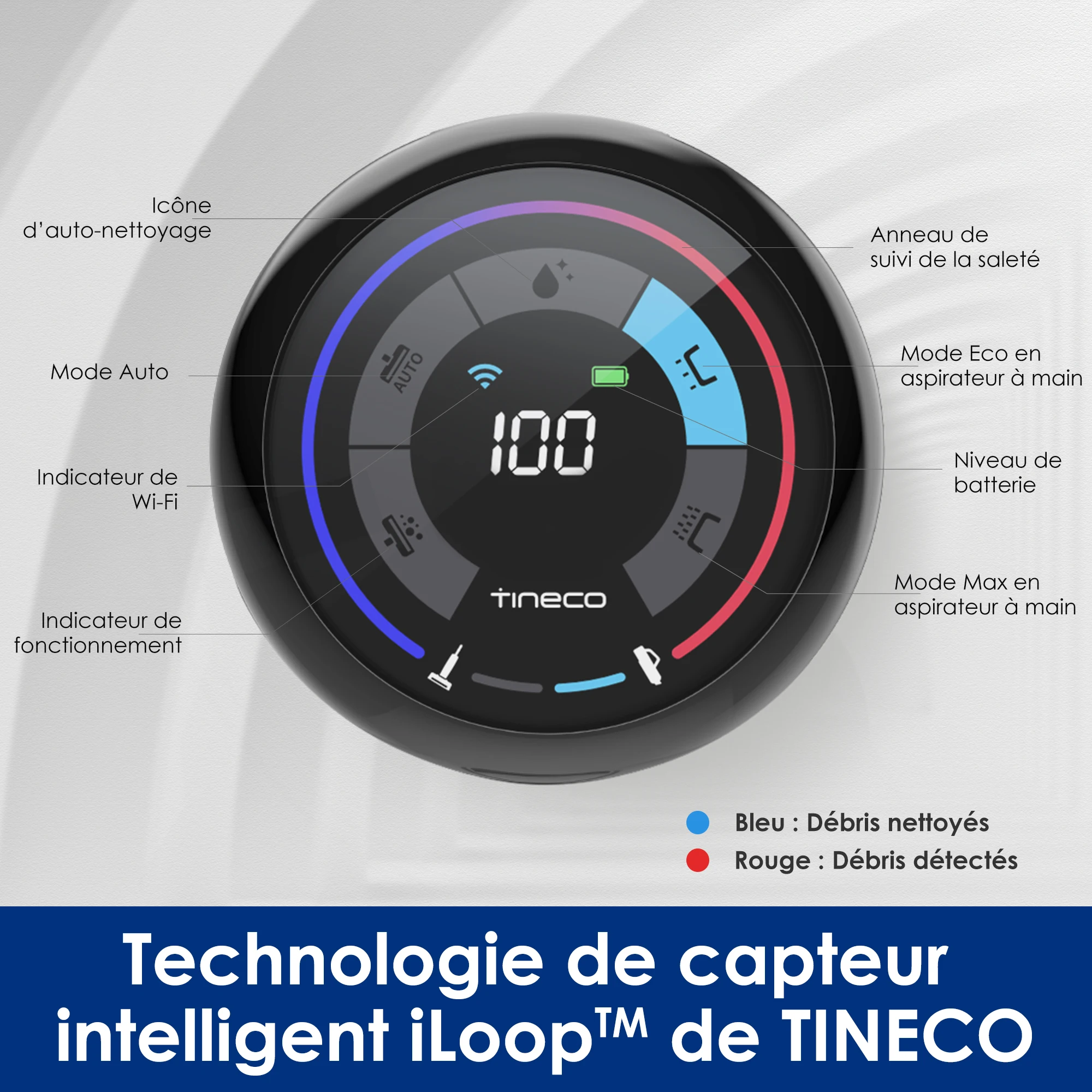 Tineco Floor One S5 Combo Lavadora de piso inteligente sem fio, Aspirador a seco e molhado, Esfregão elétrico doméstico vertical, auto-limpeza sem