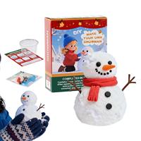 Christmas Snowman Craft Set Creative Crafts Snowman Building Kit Christmas Stocking Stuffers Winter Holiday Party Favor for Kids