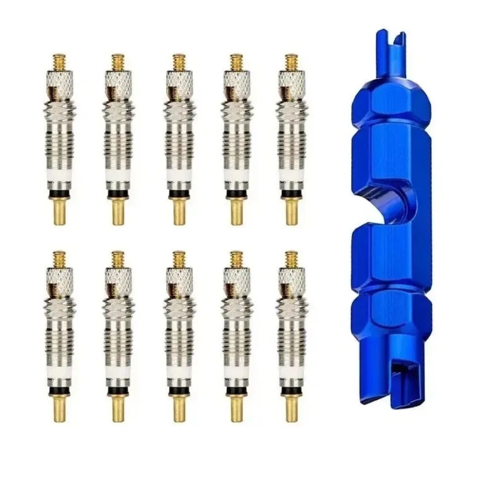 For Presta Schrader Valve Extender 1Pcs Tire Repair Wrench Bike Valve Core Remover Tool Car Bicycle Motorcycle Tyre