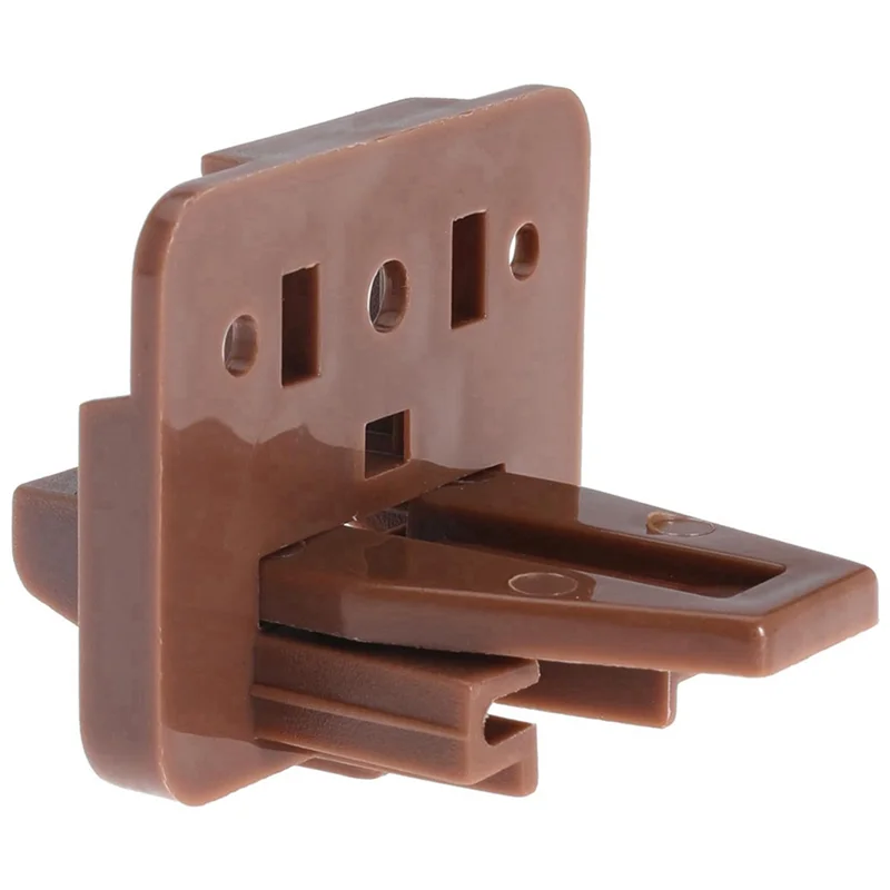 A98E-20PCS Drawer Slide Track Guide Glide For Center Mount Drawer For Dressers And For Nightstand 1 Drawer Systems