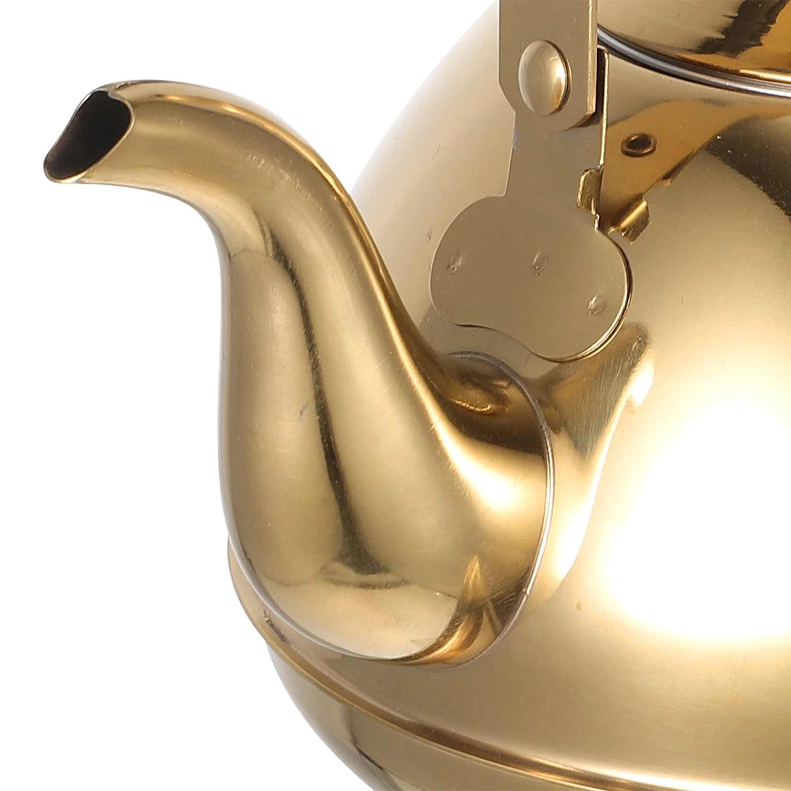 

1pc Thickened Stainless Steel Teapot Household Kettle Ergonomic Handle Tea Pot With Infuser For Home Kitchen Office Decor Gift