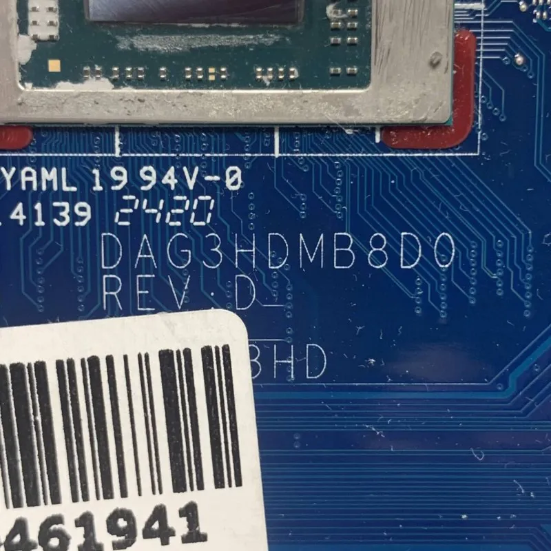 Placa base DAG3HDMB8D0 para ordenador portátil, placa base para HP 15-EC 15Z-EC TPN-Q229, con R5 4600H / R7 4800H CPU GTX1650/GTX1650TI, prueba 100%