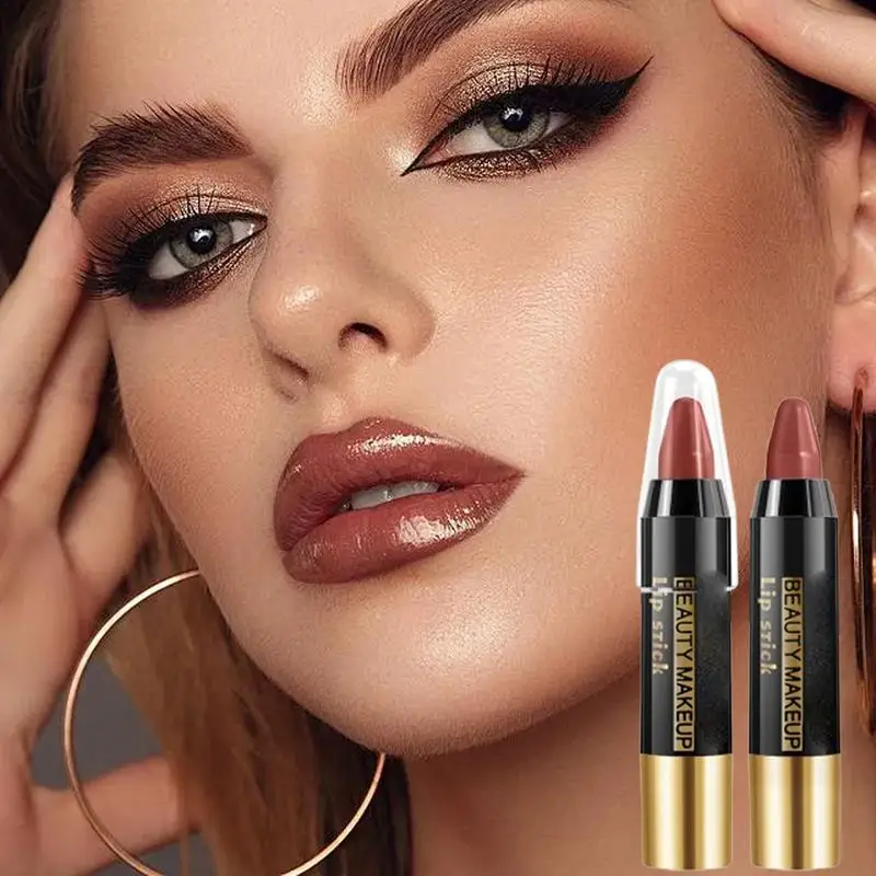Długotrwały błyszczyk matowy balsam do ust nawilżający nieklejący się błyszczyk długotrwały przenośny błyszczyk w sztyfcie dla kobiet
