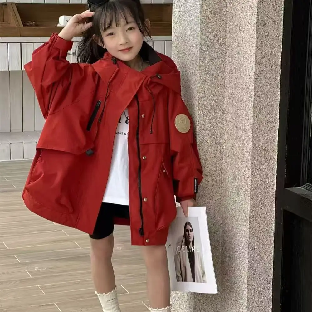 

Children's Charge Children's Clothing Spring And Autumn New Style Boys And Girls' Western Style Loose Workwear Jacket