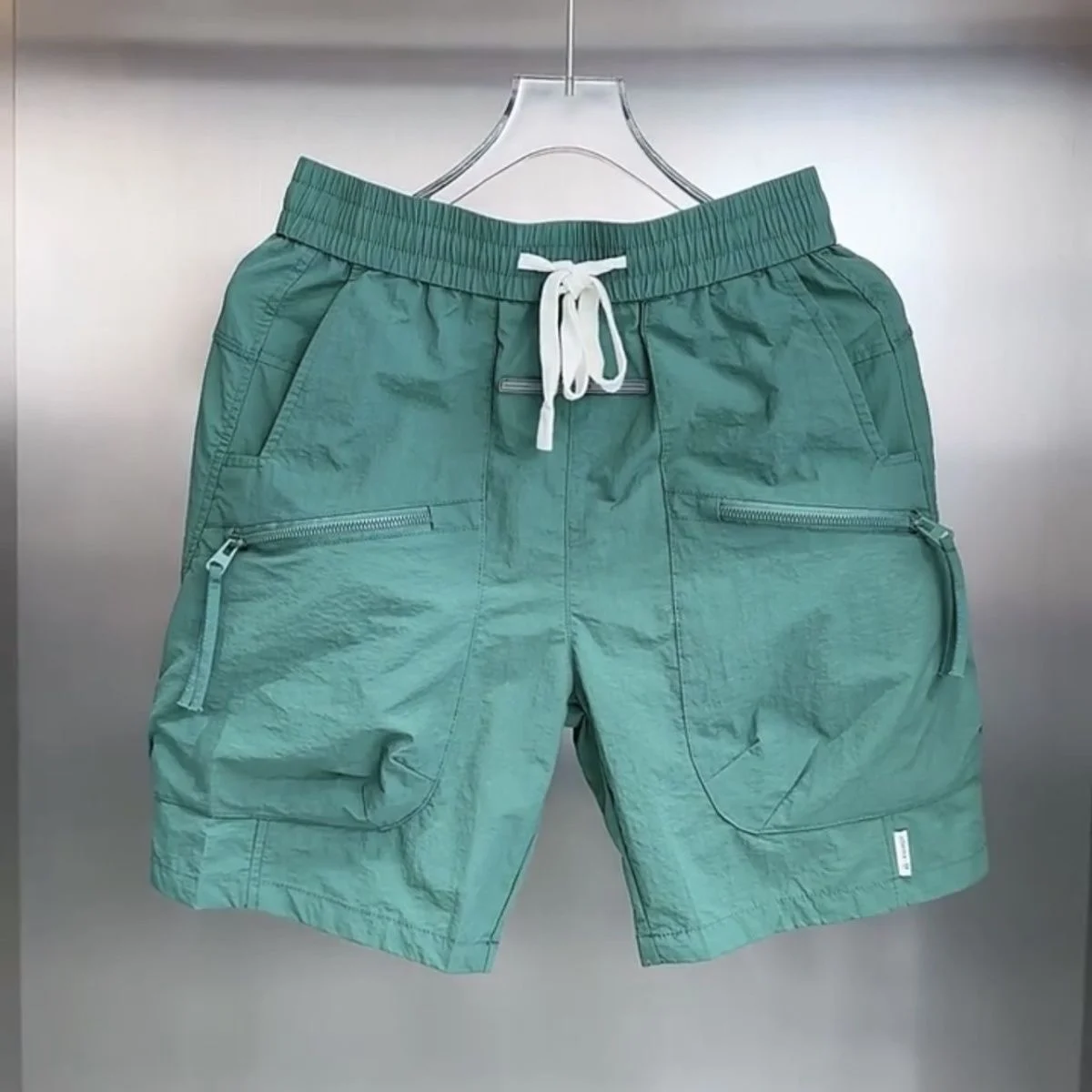 Qui Dry Four-Way Workwear orts Men's Loose Couple Thin Beach Five-Part Mid-Pants Summer New Sle Casual Straight Leg Pants