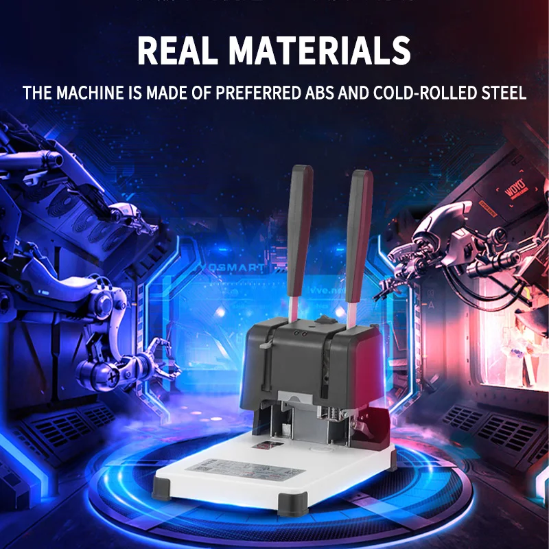 Elektryczna bindownica do węży gumowych na gorąco, bindownica do dokumentów, maszyna do dziurkowania i składania dokumentów, bindownica do oprawy.