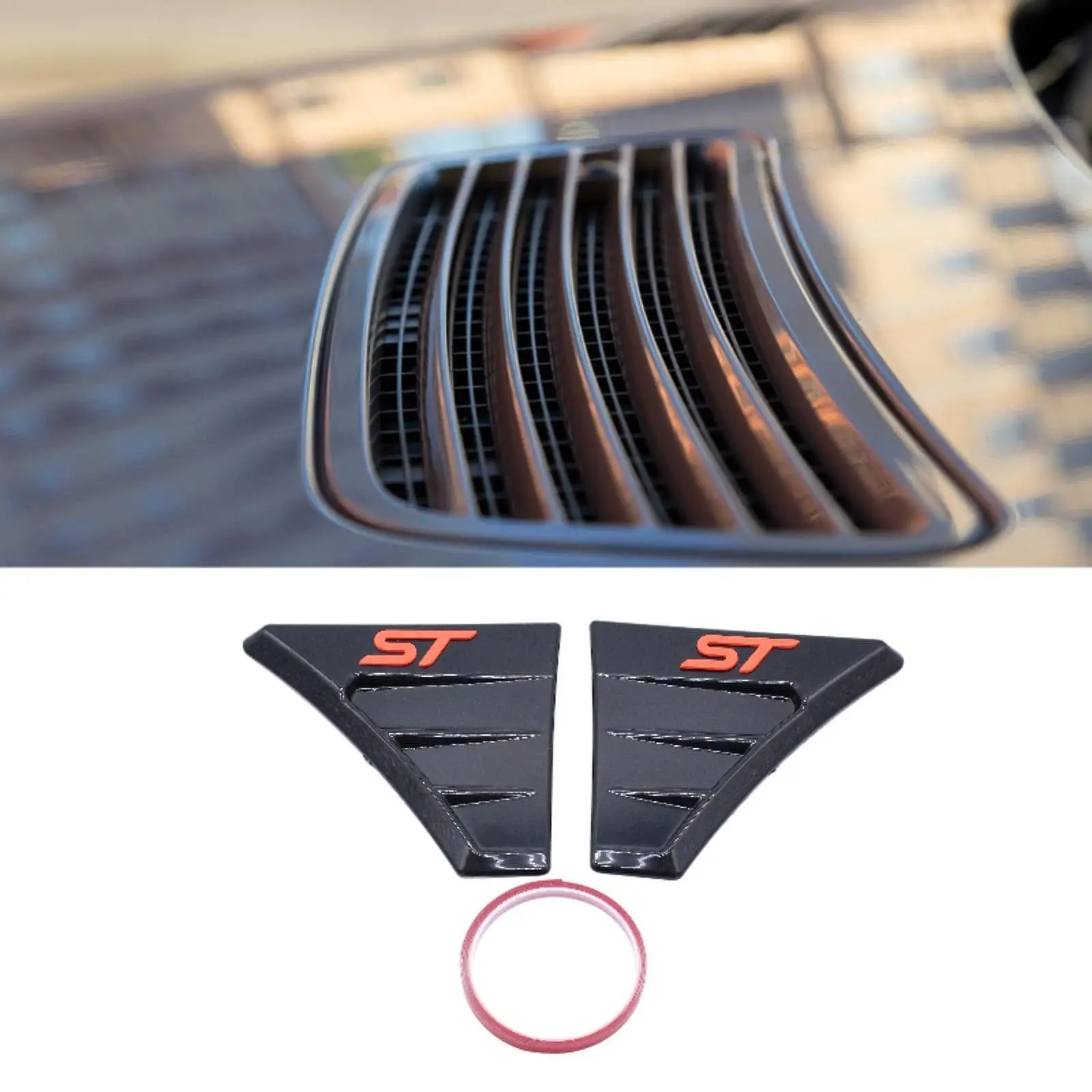 Side Vent Cover Trim with Double Sided Tape Car Accessories for Focus RS MK2 Simple Installation Fine Craftsmanship Stylish