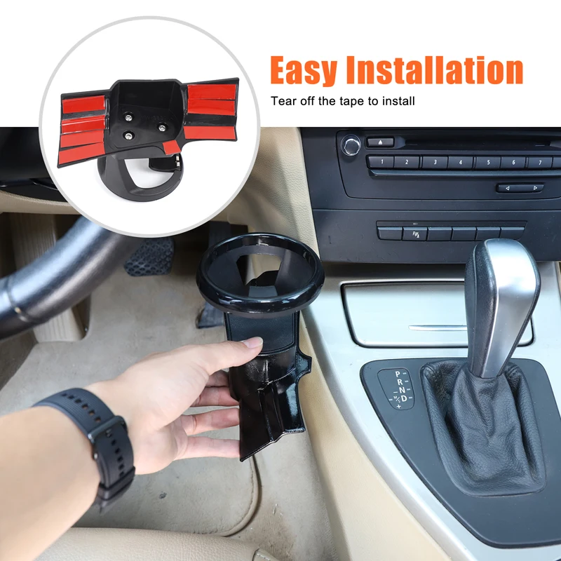 

Для BMW 3 серии/E90 E92 2005-2012 левый подстаканник для воды, автомобильный центральный механизм управления, левый подстаканник для воды, черный, красный и синий