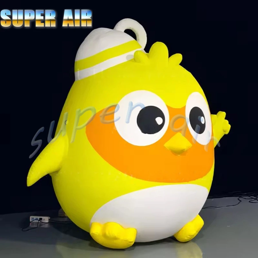 Zo schattig cartoonmodel opblaasbare vogel opblaasbaar diermodel voor reclamedecoratie