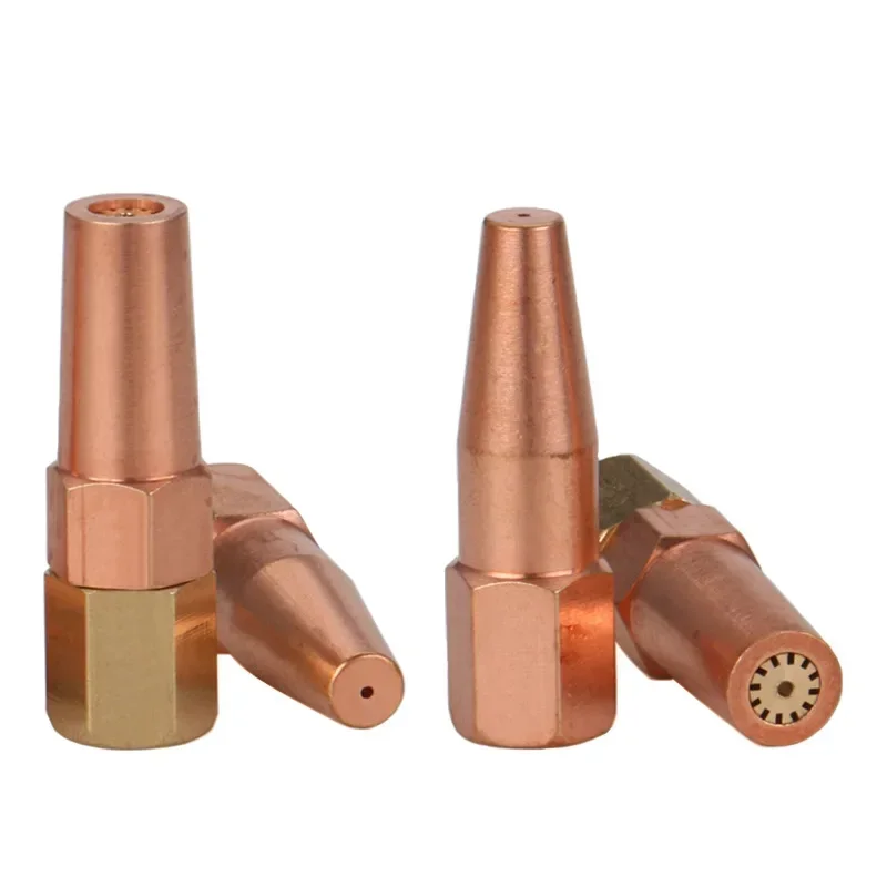 5Pcs/set H01-6 Shooting torch Propane acetylene welding nozzle liquefied gas plum blossom welding torch welding head