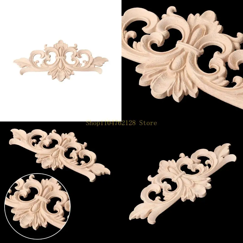 Carved Corner Onlay Applique Frame Decoration Furniture Unpainted Home best sale