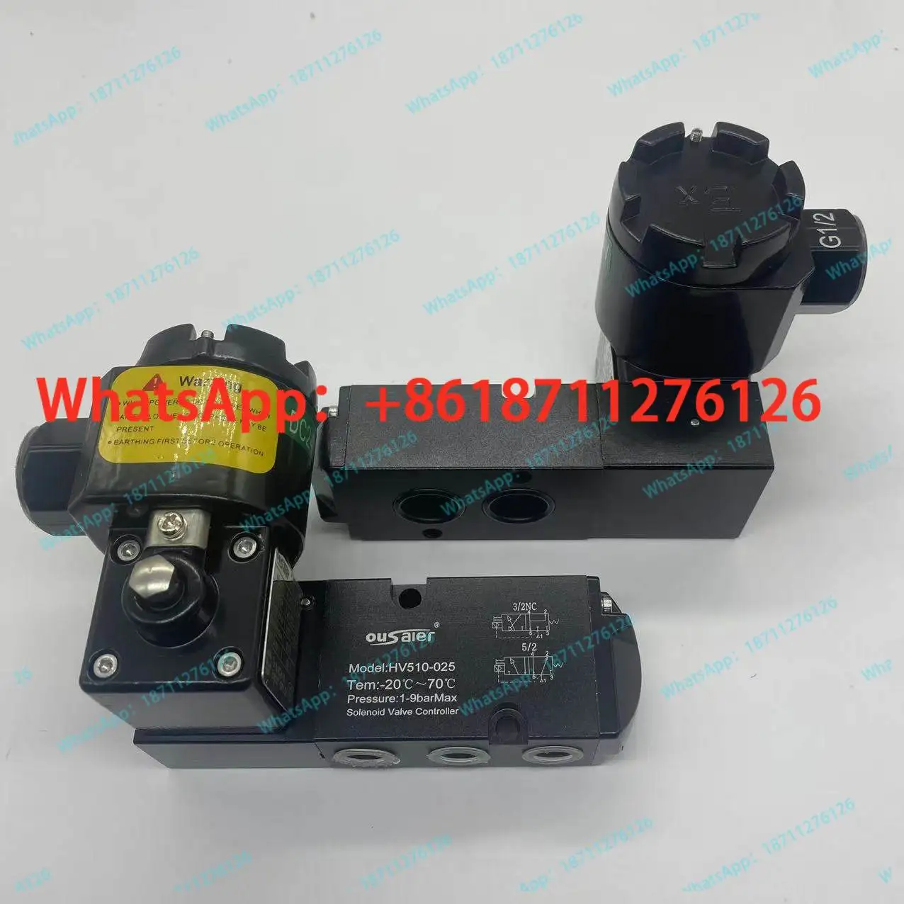 Oousaier explosion-proof solenoid valve HV510-025 CT6 integrated explosion-proof 4V4M solenoid valve spot second delivery