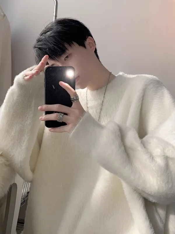 

Soft Knitted Men's Sweater Casual Sle Boting irt Autumn Winter New Arrival Comfortable Breathable Polyester Fiber