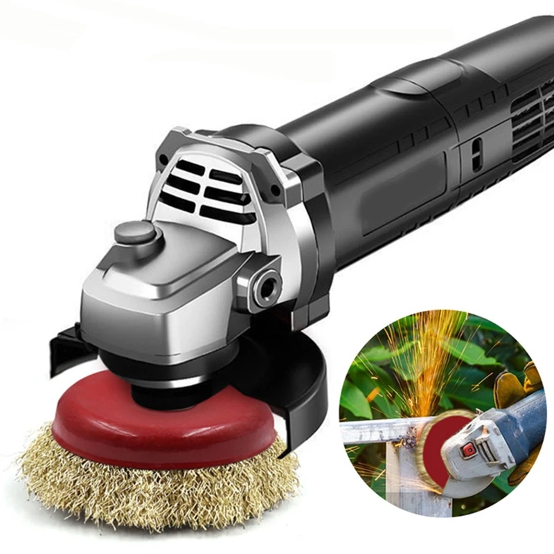 G92C Atualizado a escova aço xícara escova aço para moer ferramenta remoção ferrugem/rebarbas