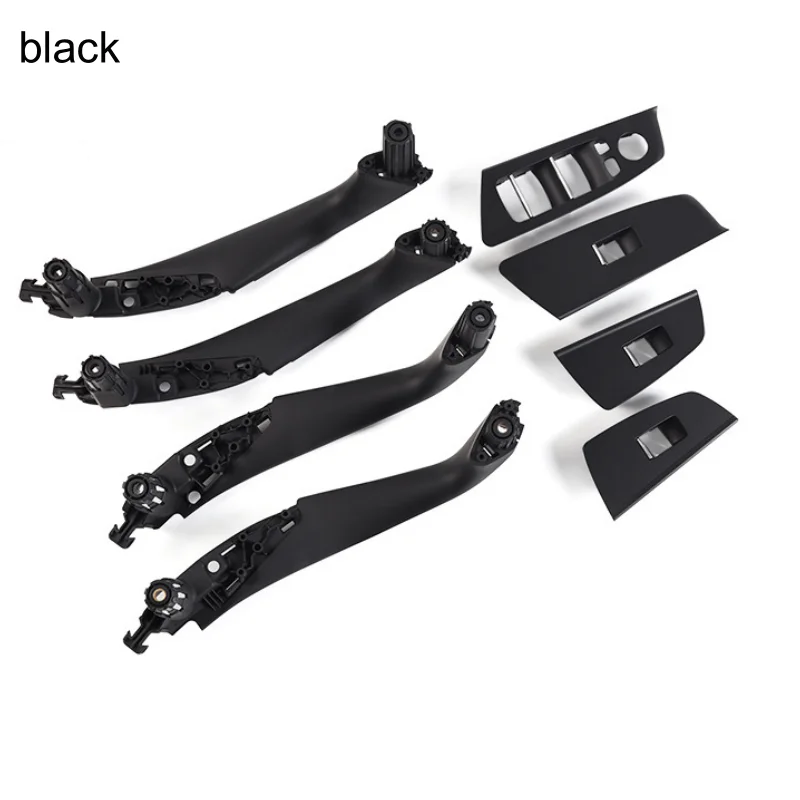 Car Door Handle Cover for BMW 5 Series 2018-2023 G30, G31. G38 F90 Inner Handle Eight-Piece Set Left-Hand Drive Version Interior