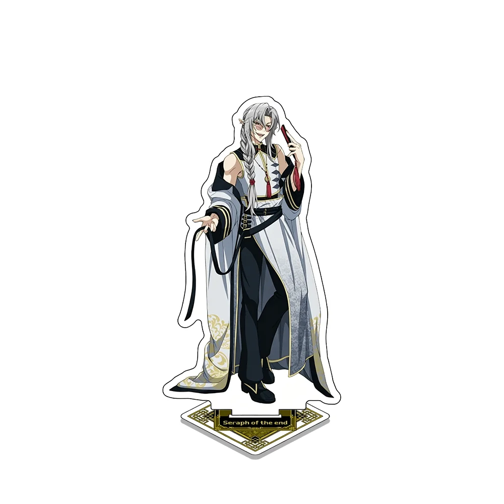Seraph Of The End Yuichiro Hyakuya 15cm Acrylic Stand Keychain Anime Figure Desk Decor Collectible Gift for Manga Fans and Lover