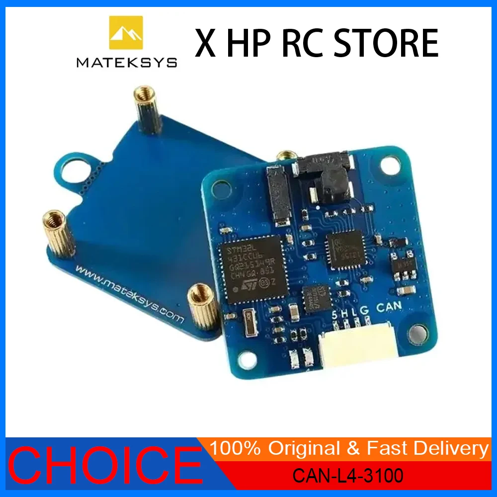

Matek New 2025 CAN-L4-3100 – AP_PERIPH DroneCAN Magnetometer (RM3100), CAN Protocol for FPV Drones & DIY Projects