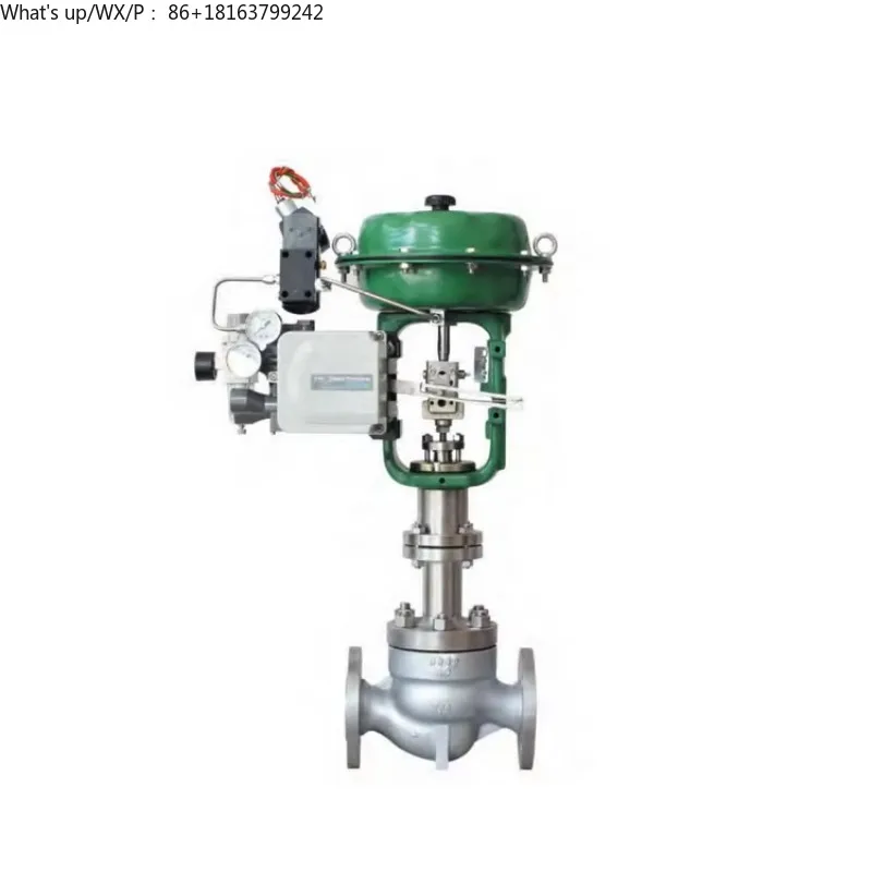 Leak Proof SS304 316 3 Way Steam Valve With 4-20mA Positioner Diaphragm Pneumatic Actuator Control Globe Valves