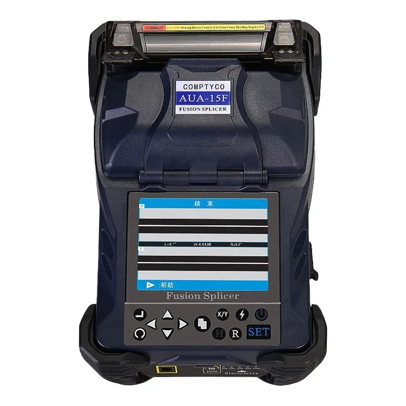 Wholesale Price Splicing Machine Automatic Focus Ftth Dark Blue Fiber Optic Fuision Splicer AUA-15F