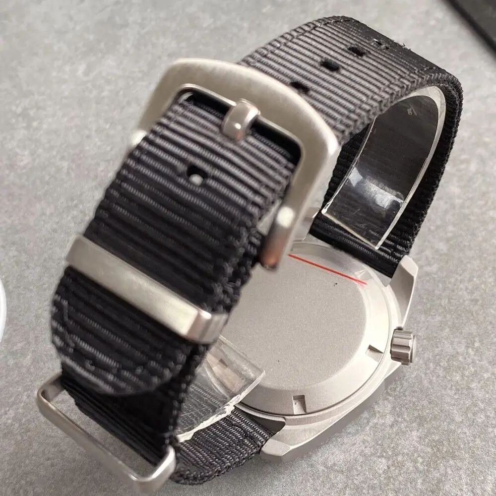 Автоматические мужские часы Sandblast 40 мм NH36A с коричневым циферблатом и сапфировым стеклом, часы 3,8