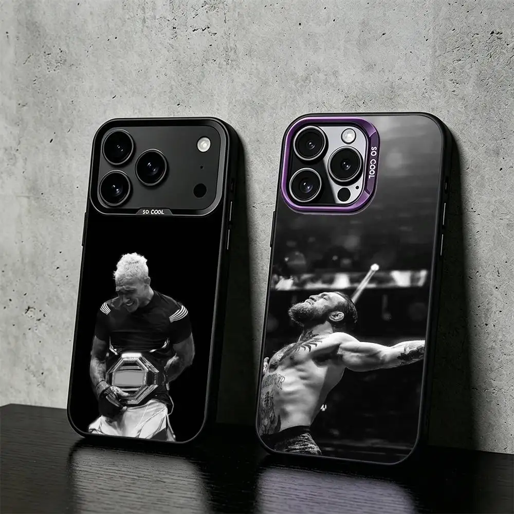 

Charles Oliveira Phone Case For iPhone 17,16,15,14,13,12,11 Plus,Pro Max,XS,Colored silver phone case