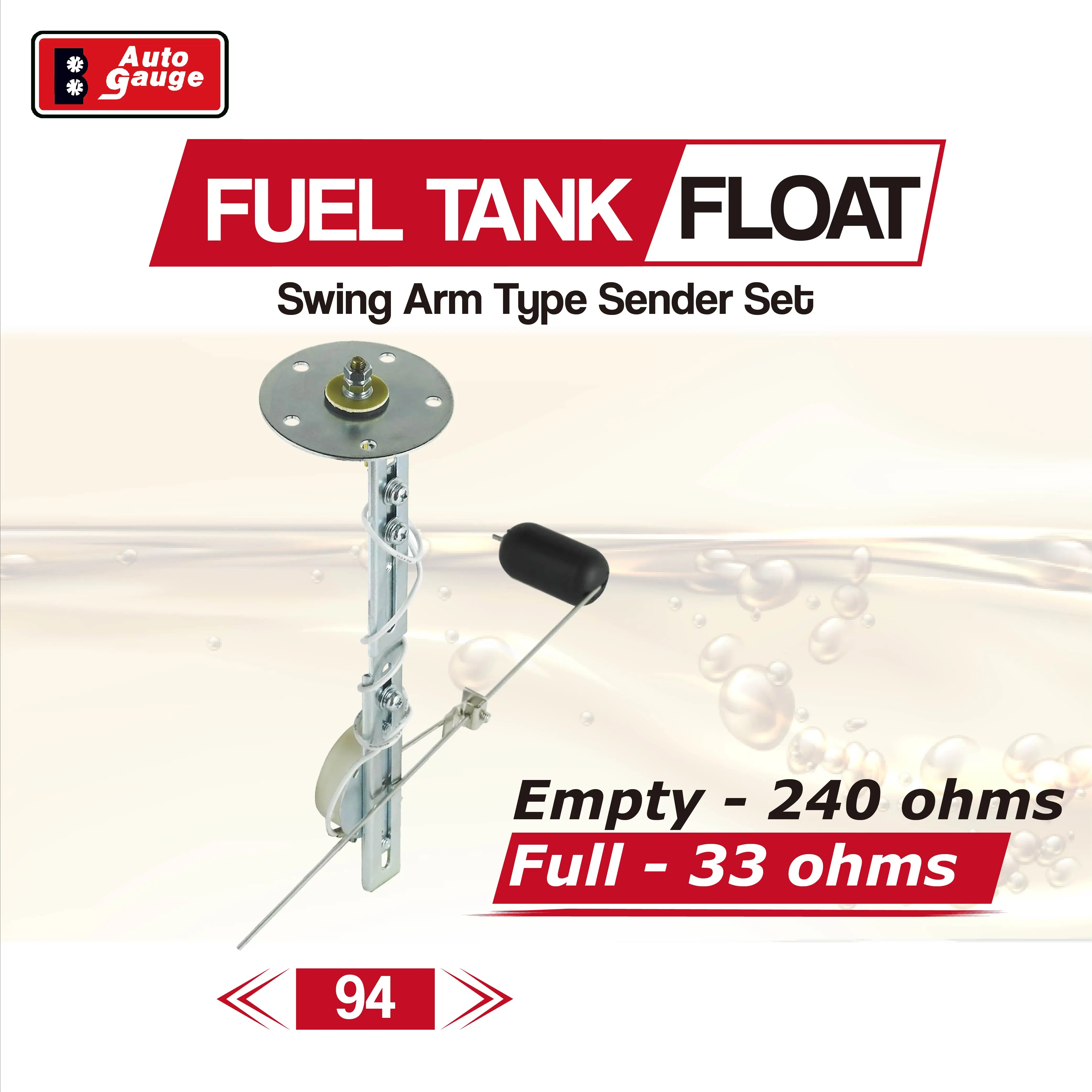 Industrial Mechanical Fuel Tank Float Swing Arm Type Stainless Steel Sender Set 240-33 OHM 5 Holes Flange Universal