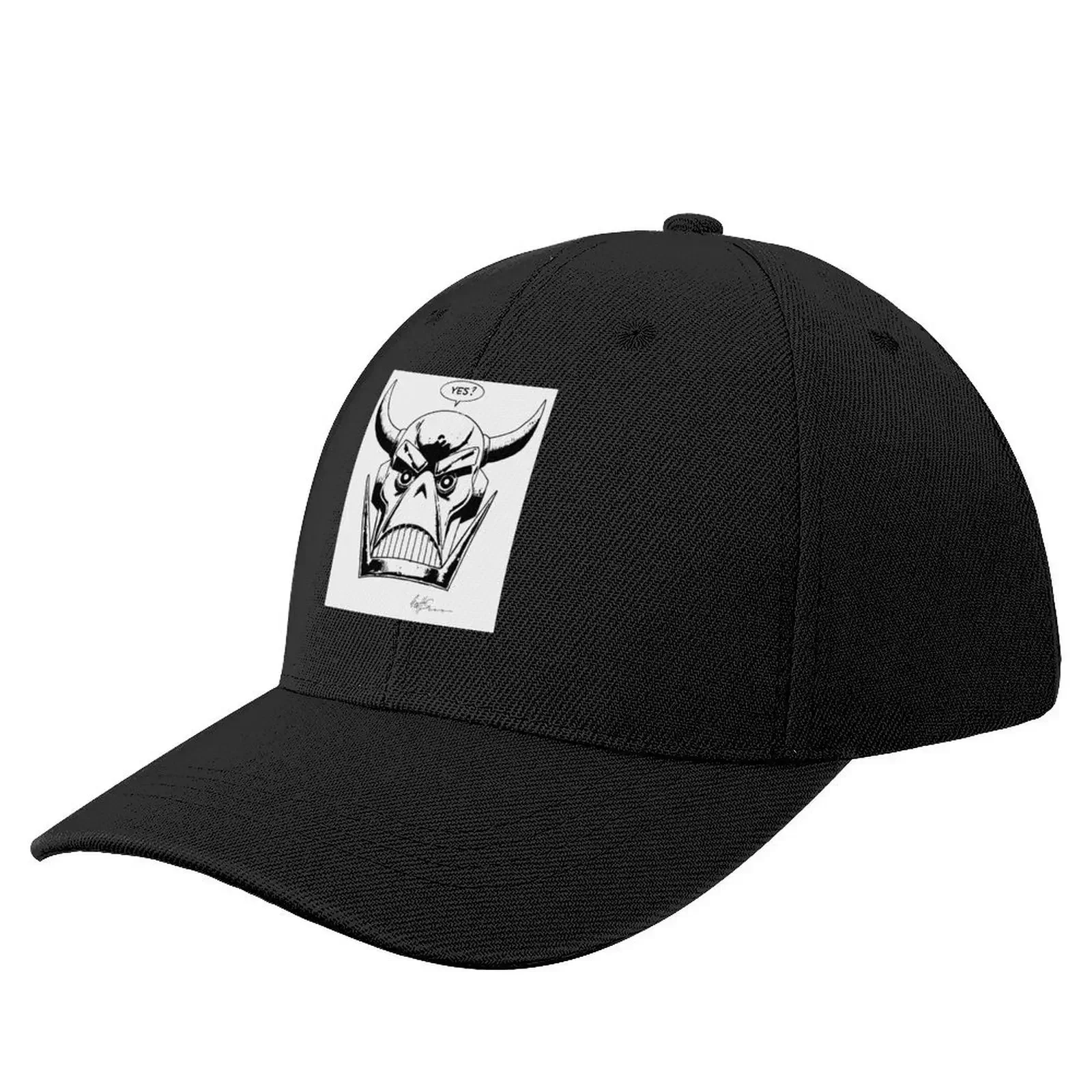 Death's Head Yes? Baseball Cap black Custom Cap dad hat Mens Caps Women's