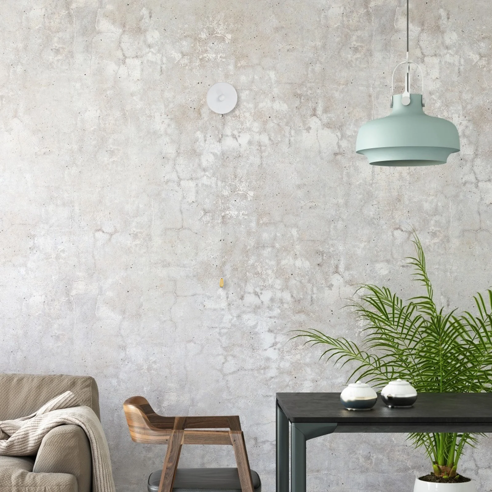 

Ceiling Chain Switch Replacement Durable Pull Cord For Ceiling Fan Light Wall Mount Control, Compatible With Cabinet