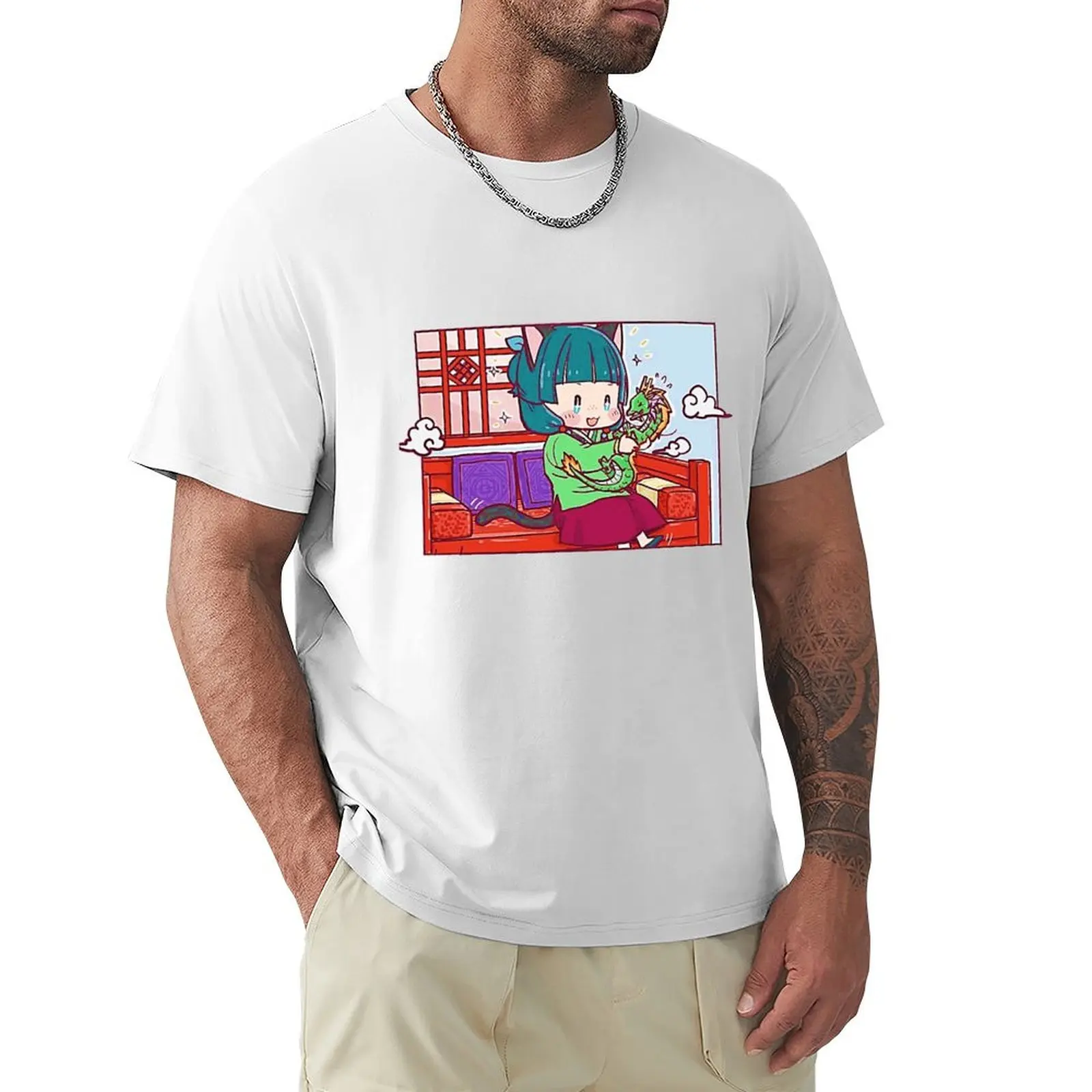 The Apothecary Diaries Anime characters Fanart T-Shirt aesthetic clothes vintage clothes t shirts for men graphic