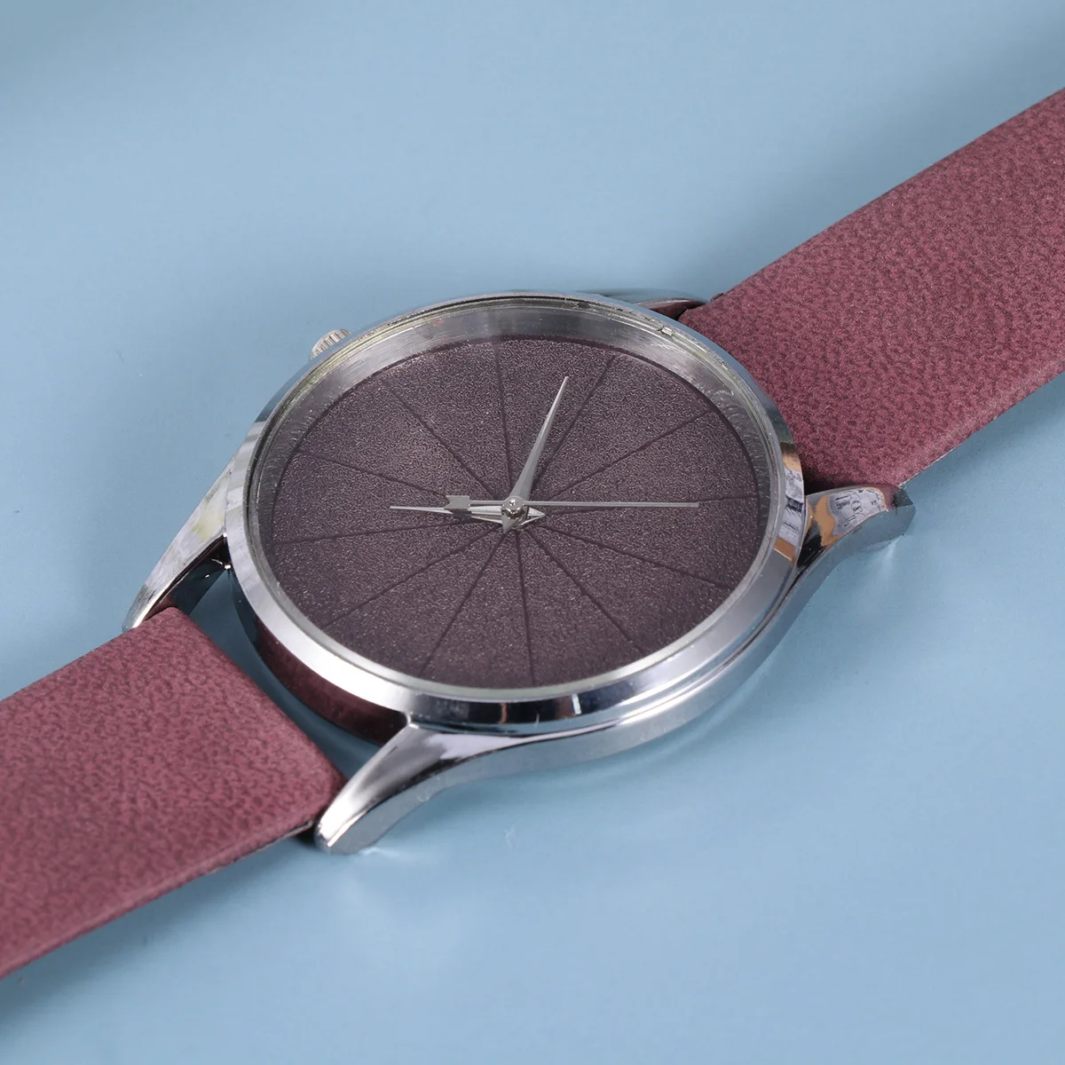 

Watch For Women Red Elegant Quartz Wristwatch Thin Strap Fashion Dress Timepiece Accurate Minimalist Daily Wear