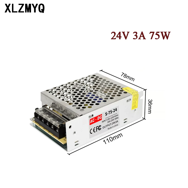 24V 1A 2A 3A 4A 5A 8A 10A Switching Power Supply Source Transformers AC 220V To DC 24V LED SMPS Power Supply For LED Strip CCTV