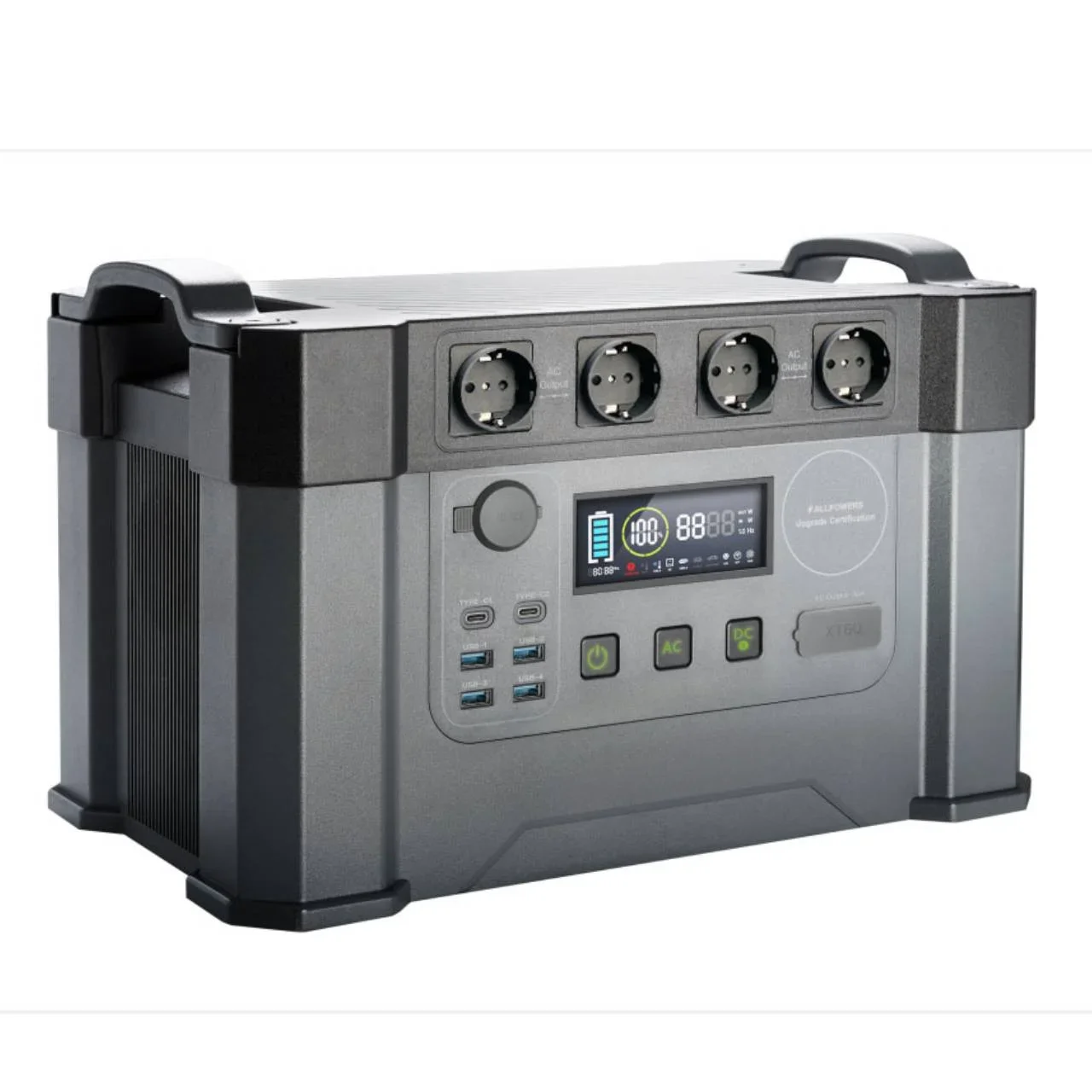 110 / 230V  Portable Power Station , MPPT Solar Generator 154Wh 288Wh 606Wh 1500Wh Supply with AC Outlets