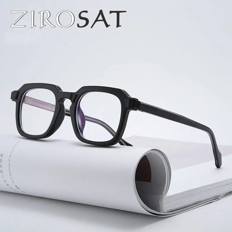 

ZIROSAT новые антисиние LD99017-F TR90 очки для близорукости ретро квадратные оптические очки по рецепту оправа для мужчин и женщин