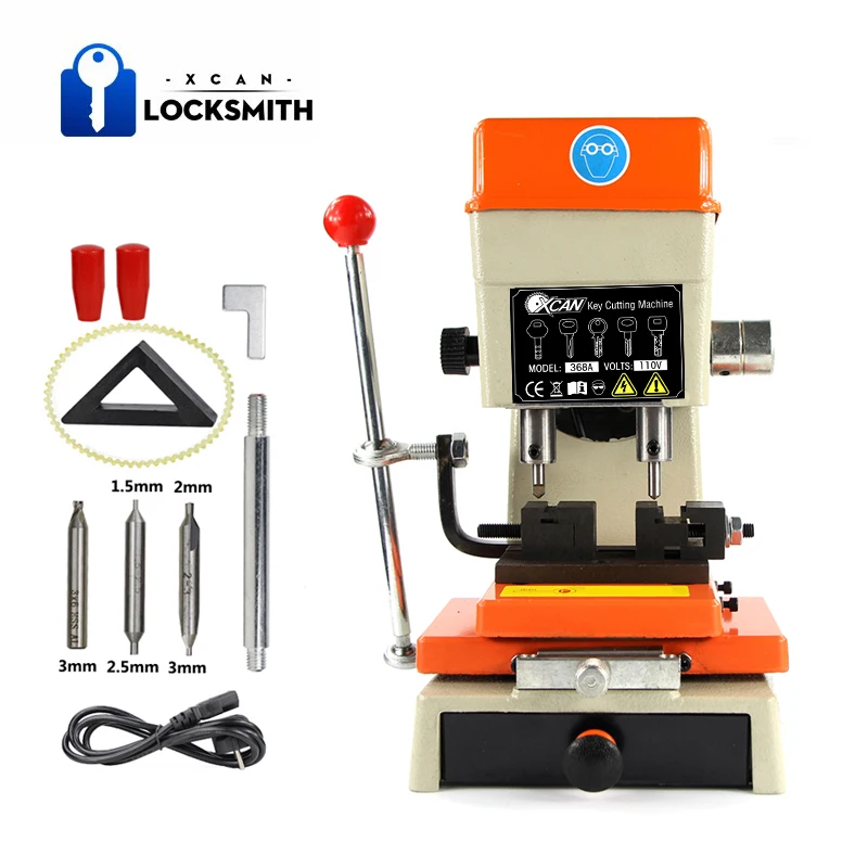 XCAN 368A Key Cutting Machine Key Duplicating Copy Machine For Making Car Door Keys Locksmith Tools 110V/220V