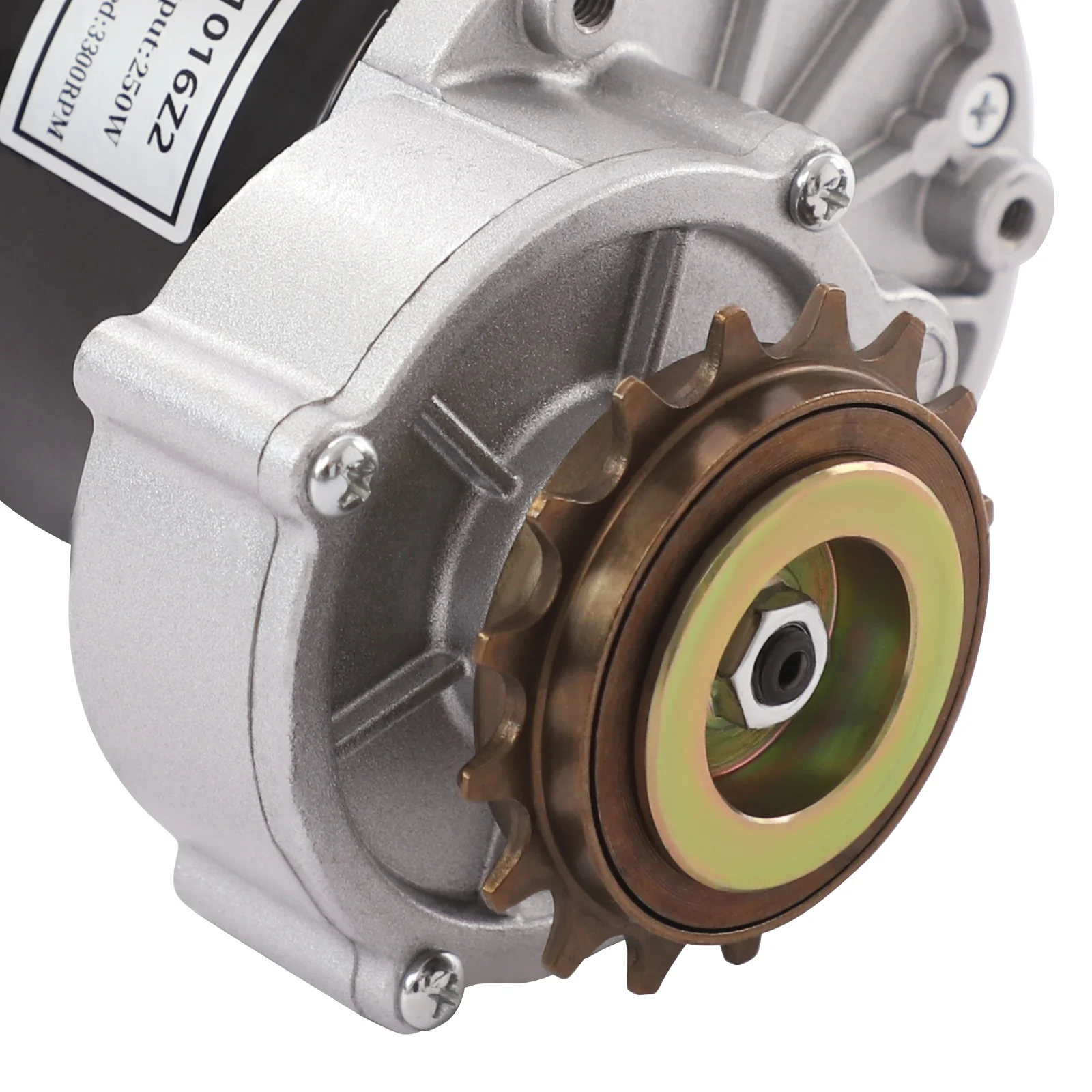 24v250w Electric Conversion Kit for Bike Left Chain Drive Bike Conversion Kit Brushed Pure Copper Motor LED Battery Display