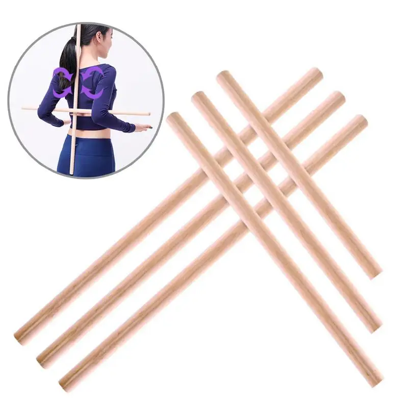 Yoga Rod Sticks Comfortable Body Stretching Tool for Martial Artists Dancers Gymnasts Sporting Work Out Relaxing Supplies