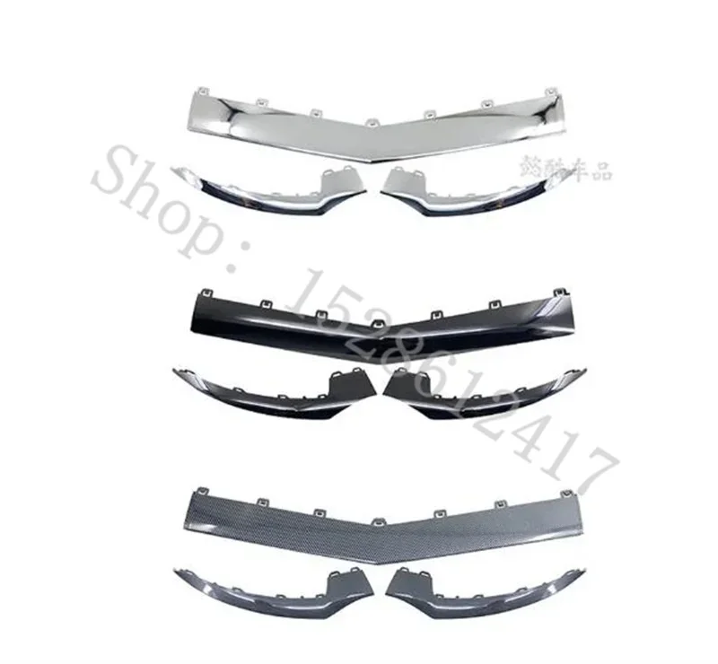 Front Bumper Spoiler Chrome Chromium Lip Diffuser For Mercedes E Class Klass W207 C207 Coupe A2078850874 A2078850974 A2078850774