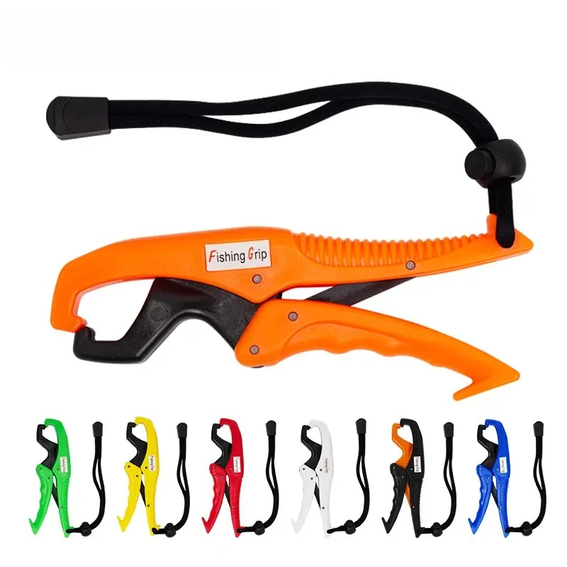 ABS Floating Fish Lip Gripper With Adjustable Rope Lightweight Fish Holder Freshwater Saltwater Fishing Tool Pesca