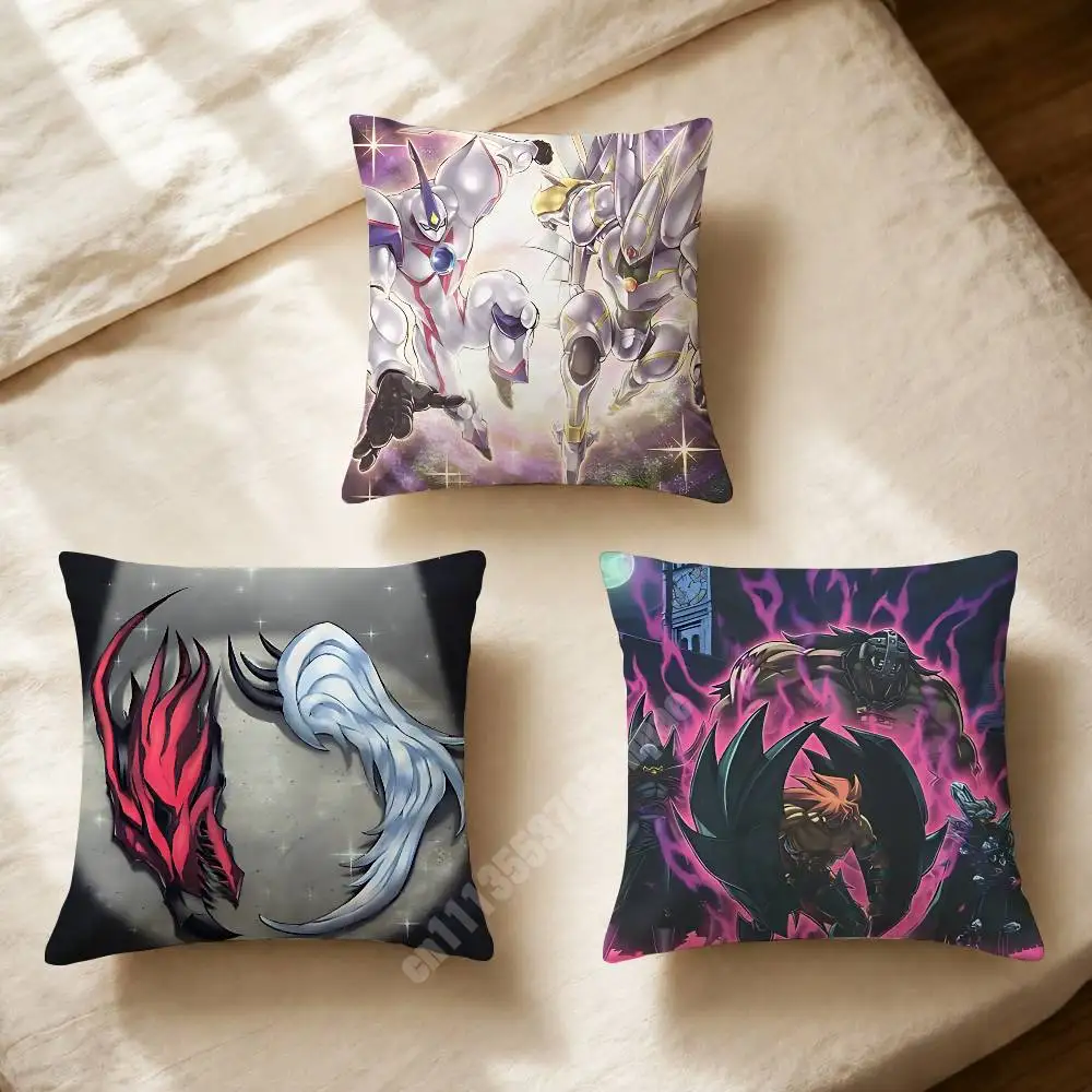HERO Series Yu-Gi-Oh Game Pillow Cover Sofa Couch Cushion Case Creative Workspace Accent Home Decor