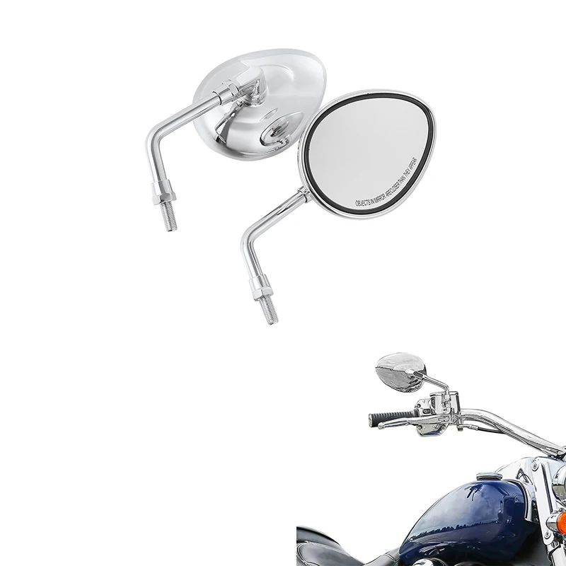 10mm Rearview Side Mirror Fit For Indian Scout Bobber Sixty Roadmaster Chieftain Chief Classic Vintage Dark Horse