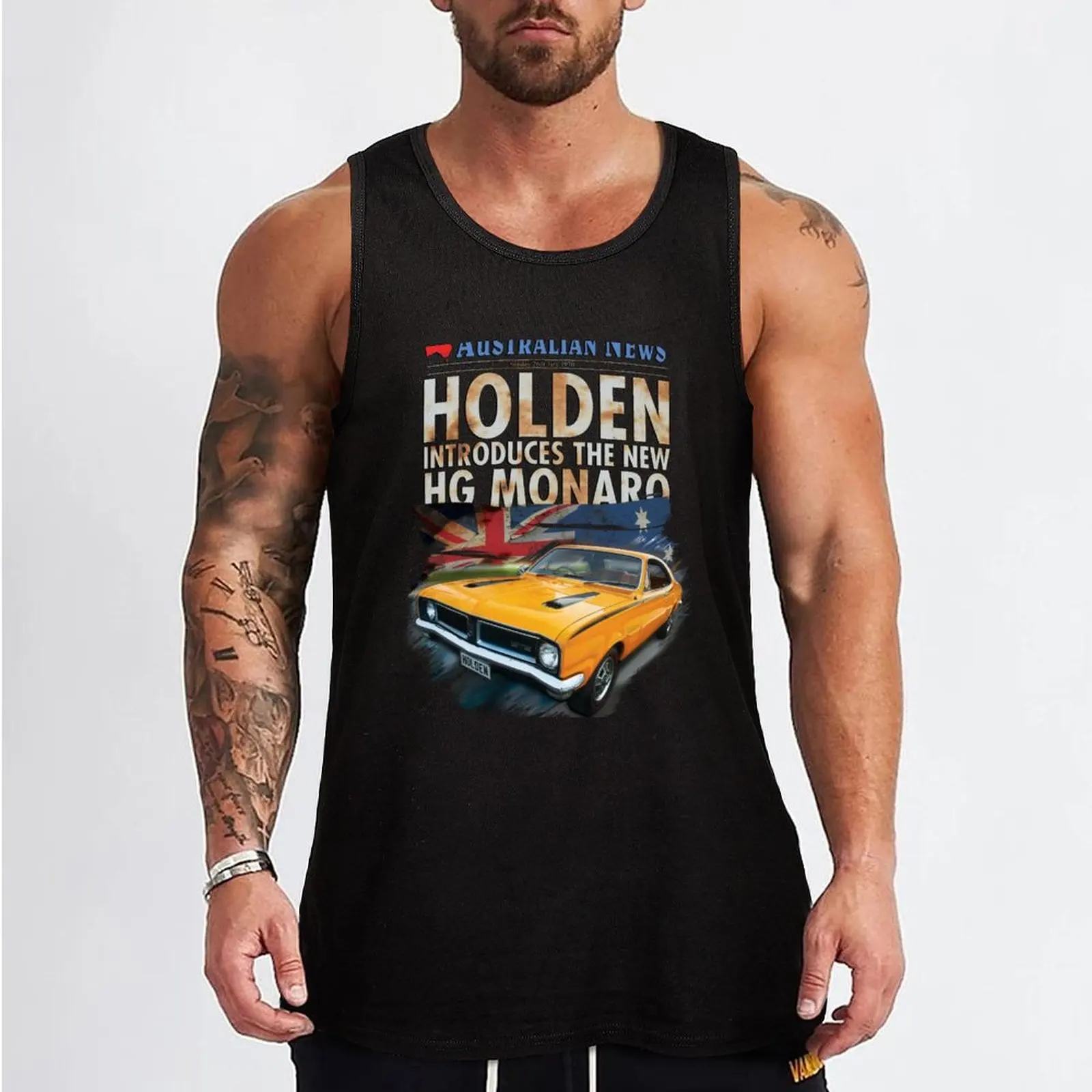 Holden Monaro HG GTS (nostalgic) Tank Top T-shirts men sports clothes for men