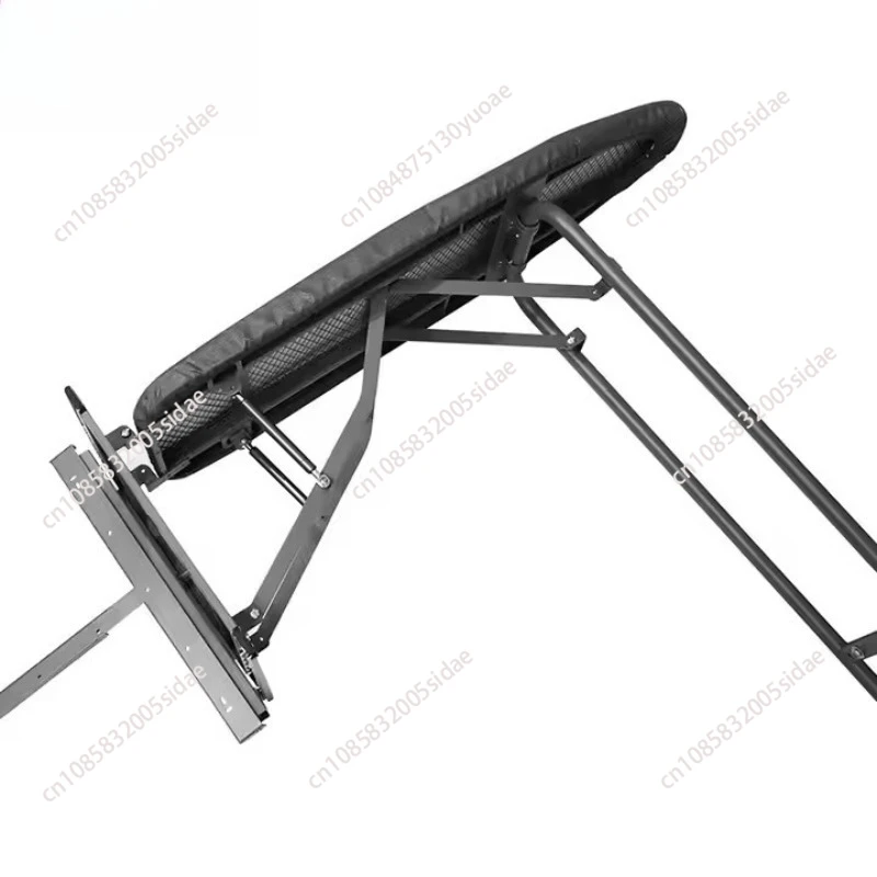 Hidden Ironing Board Wall Mounted Folding Ironing Board with 180 Degree Rotation Cushioning