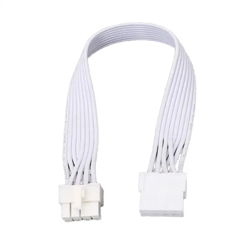 652F 8pin (6+2) Power Cable Extended Length Tinned Copper Conductors for Reliable Graphics Card Connection in Builds