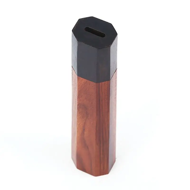 A25F-Eco-Friendly Wooden Octagonal Knife Handles, 10Pcs, For DIY Japanese Chef Knife Crafting