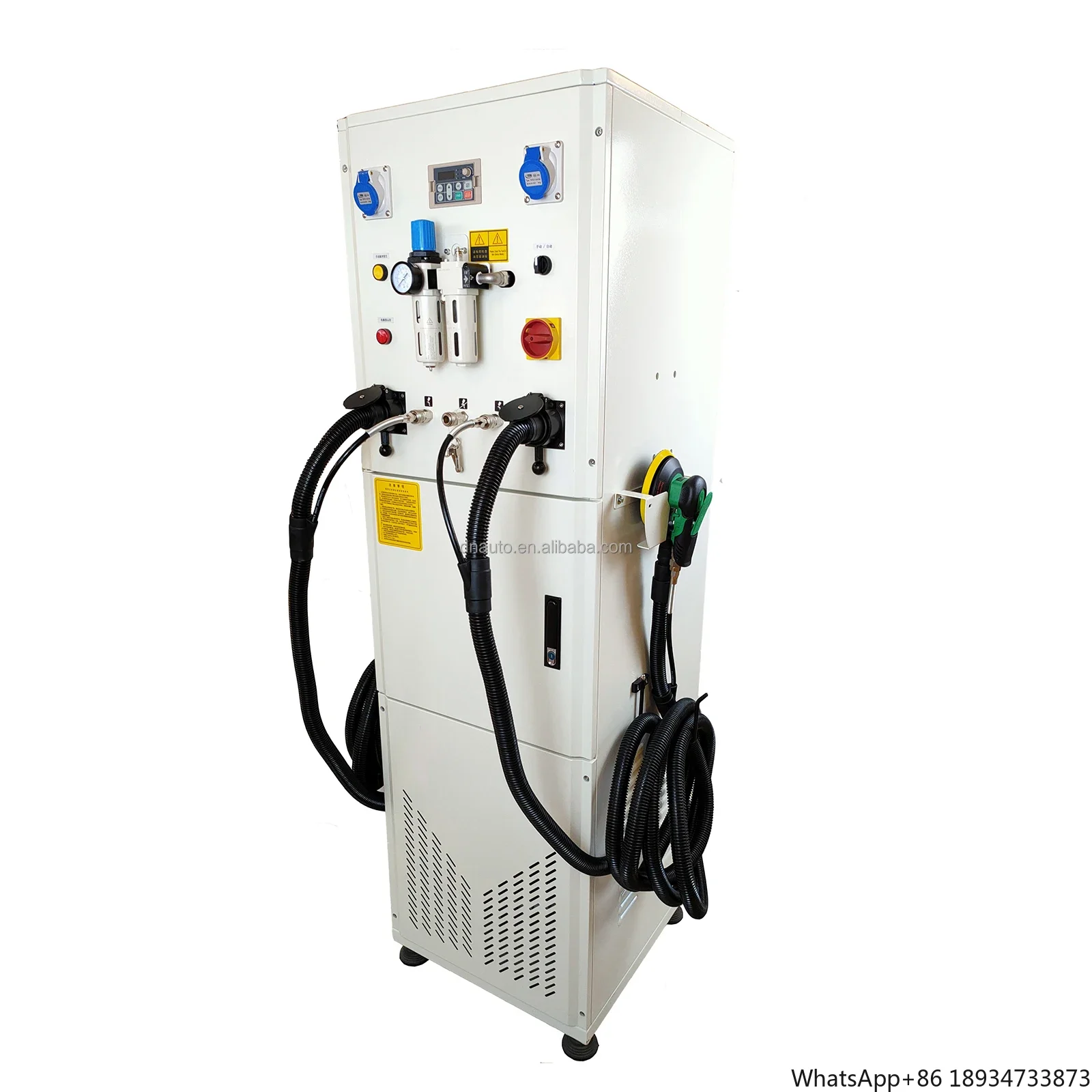 Central dust collecting system 2200W Dust collecting dry grinding system with sander Dust collection