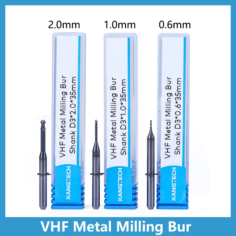 

Фрезы VHF для зуботехнических работ по металлу D3, длина 35 мм, для лабораторных инструментов, высокое качество