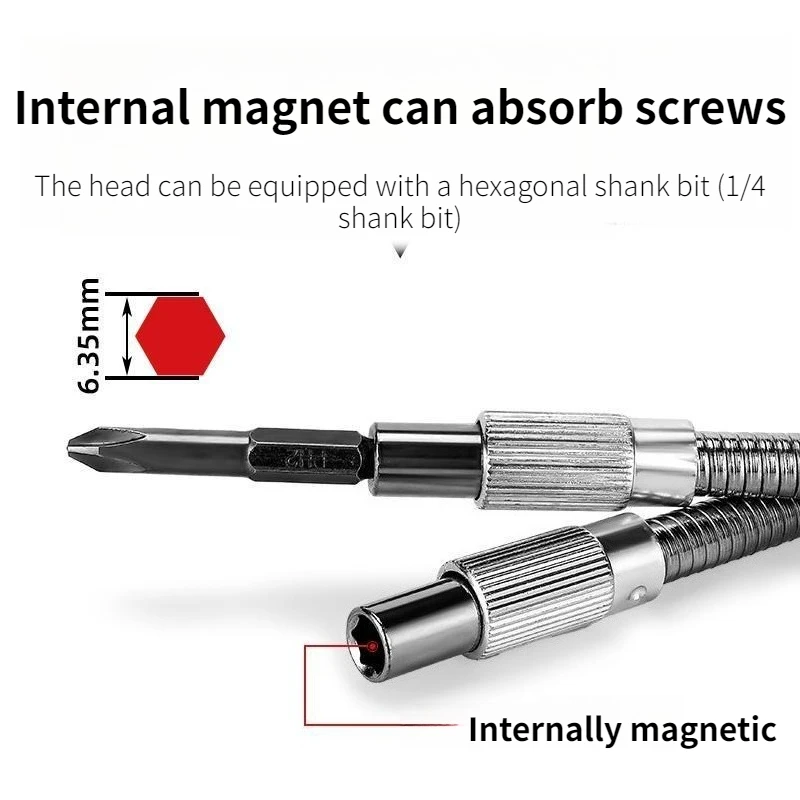 Universal Flexible Shaft Batch Multifunctional Electric Drill Screwdriver Hose Connecting Rod Sleeve Extended Rod Turning Bit