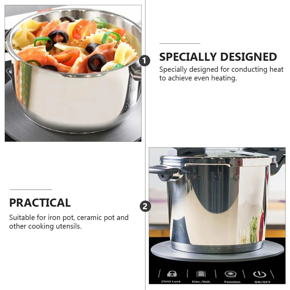 

Адаптер для индукционной плиты, теплопереходник, дисковая пластина, тепловая направляющая, нержавеющая сталь